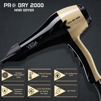 Pro Dry 2000 Hair Dryer